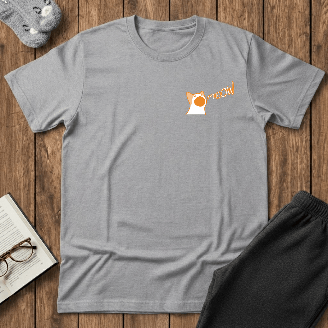 Big Meow Energy Orange Cat T-Shirt