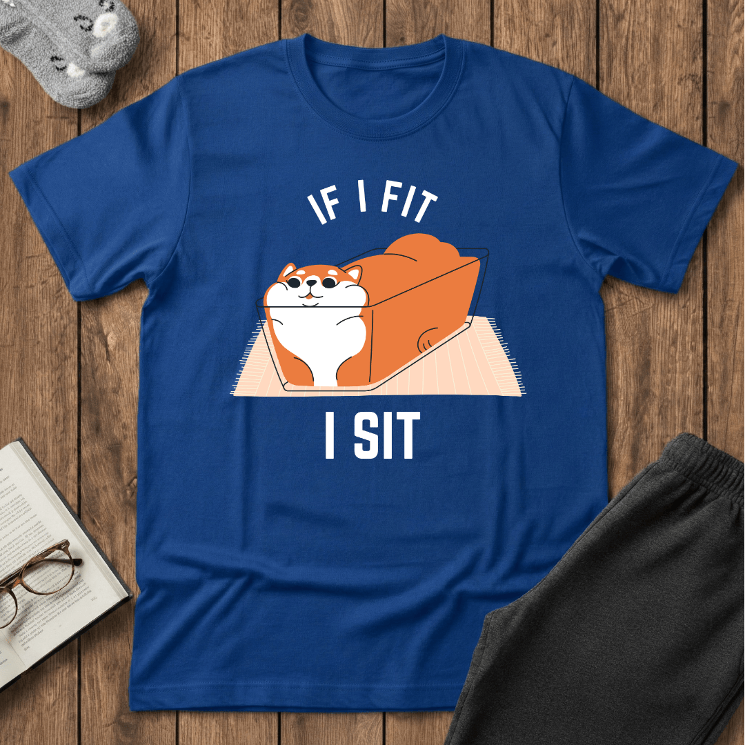 If I Fit, I Sit Cat T-Shirt