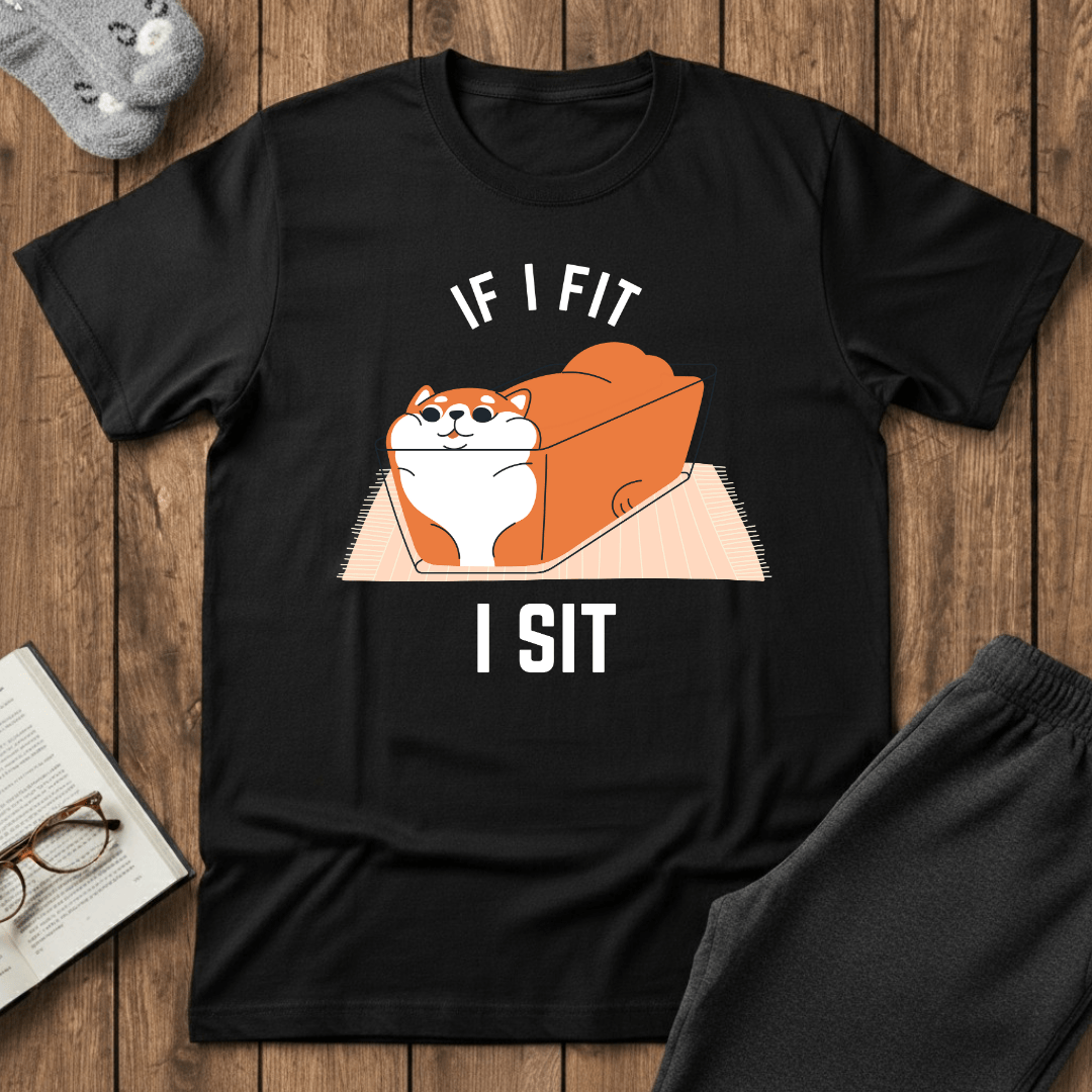 If I Fit, I Sit Cat T-Shirt