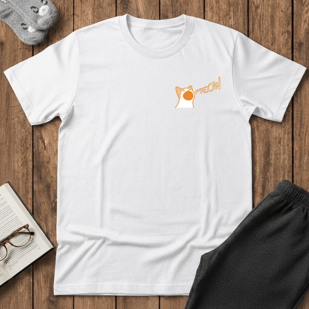 Big Meow Energy Orange Cat T-Shirt