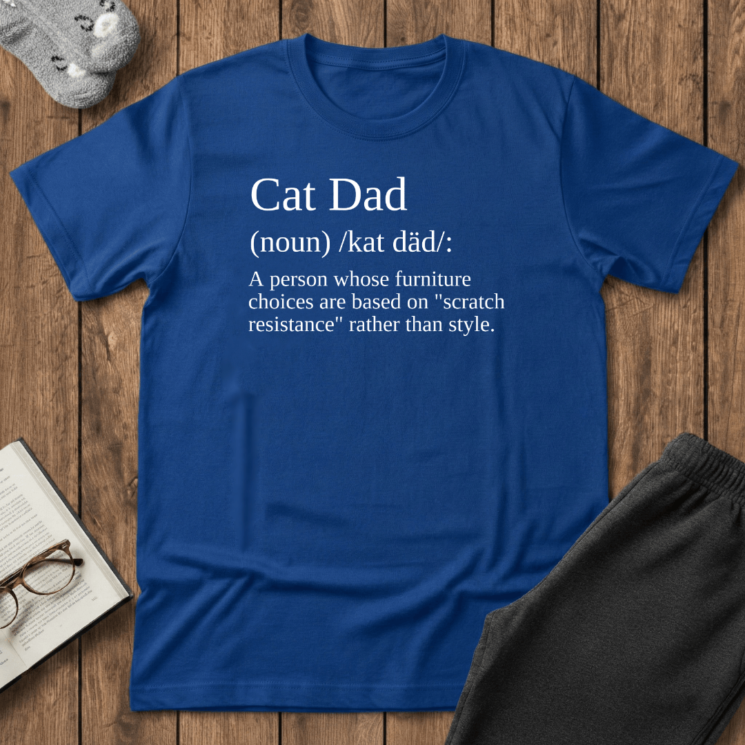 Cat Dad Definition T-Shirt
