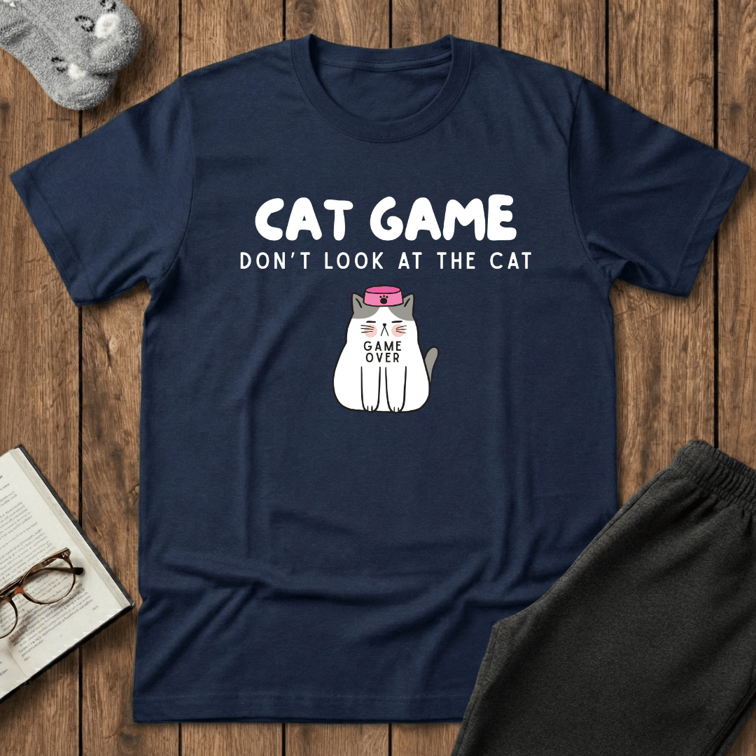 Cat Game (Don’t Look) T-Shirt