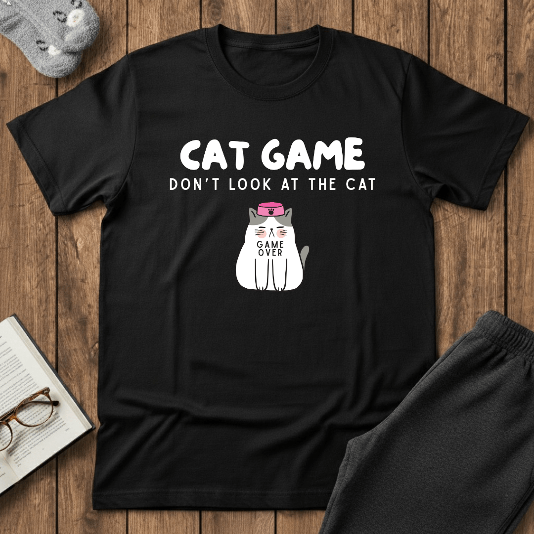 Cat Game (Don’t Look) T-Shirt