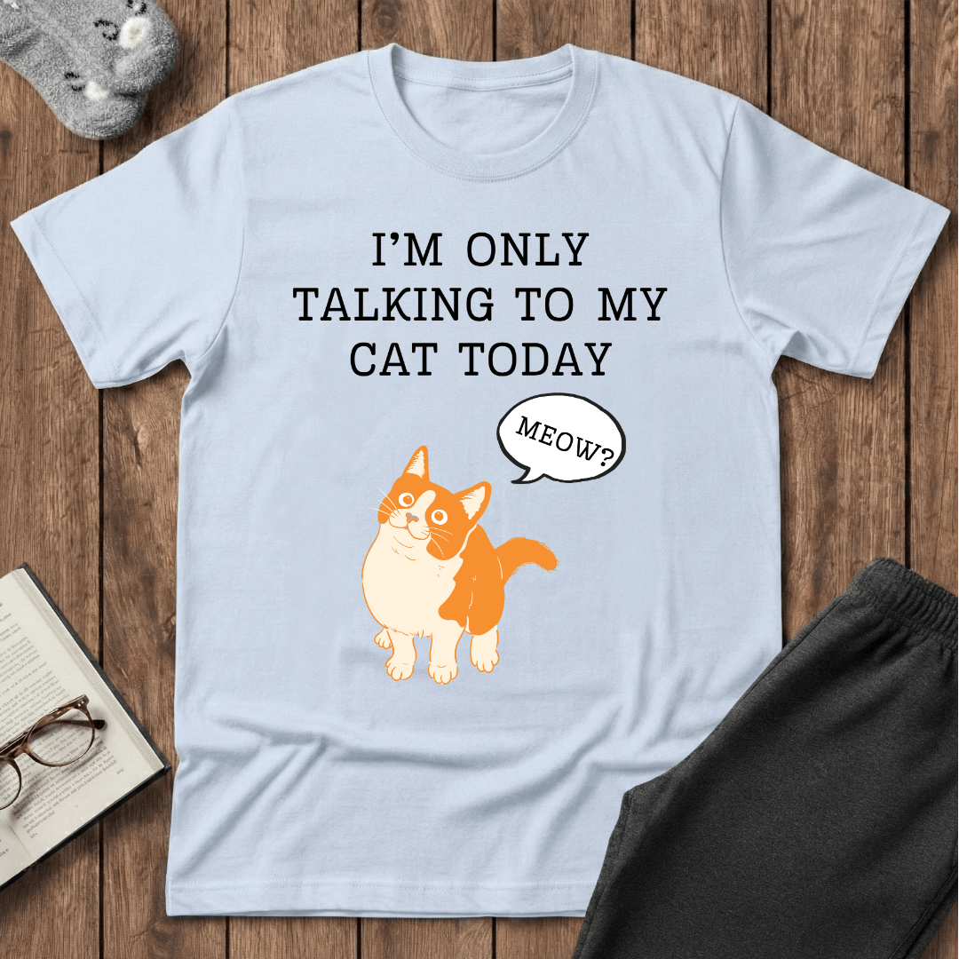 I’m Only Talking to My Cat Today T-Shirt