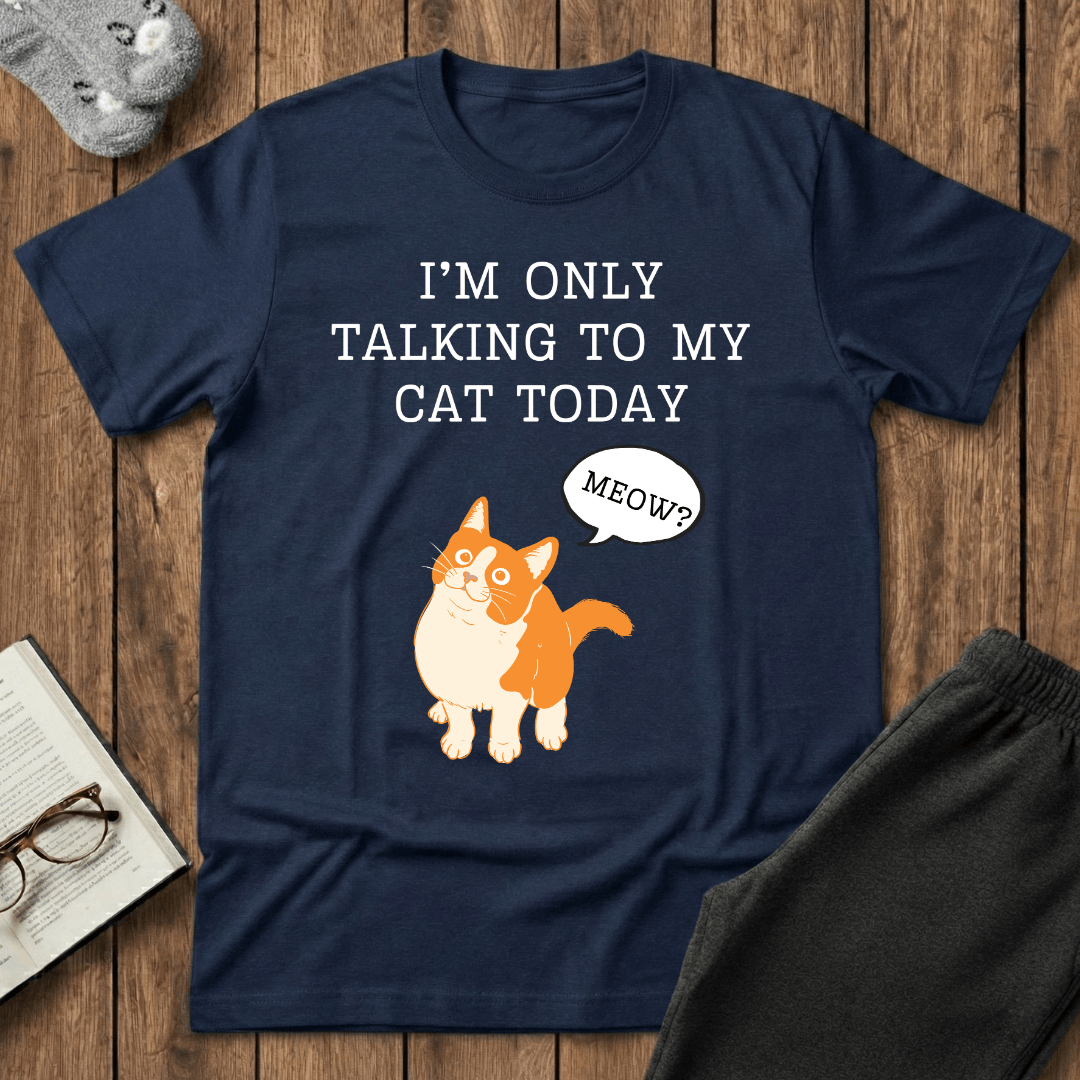 I’m Only Talking to My Cat Today T-Shirt