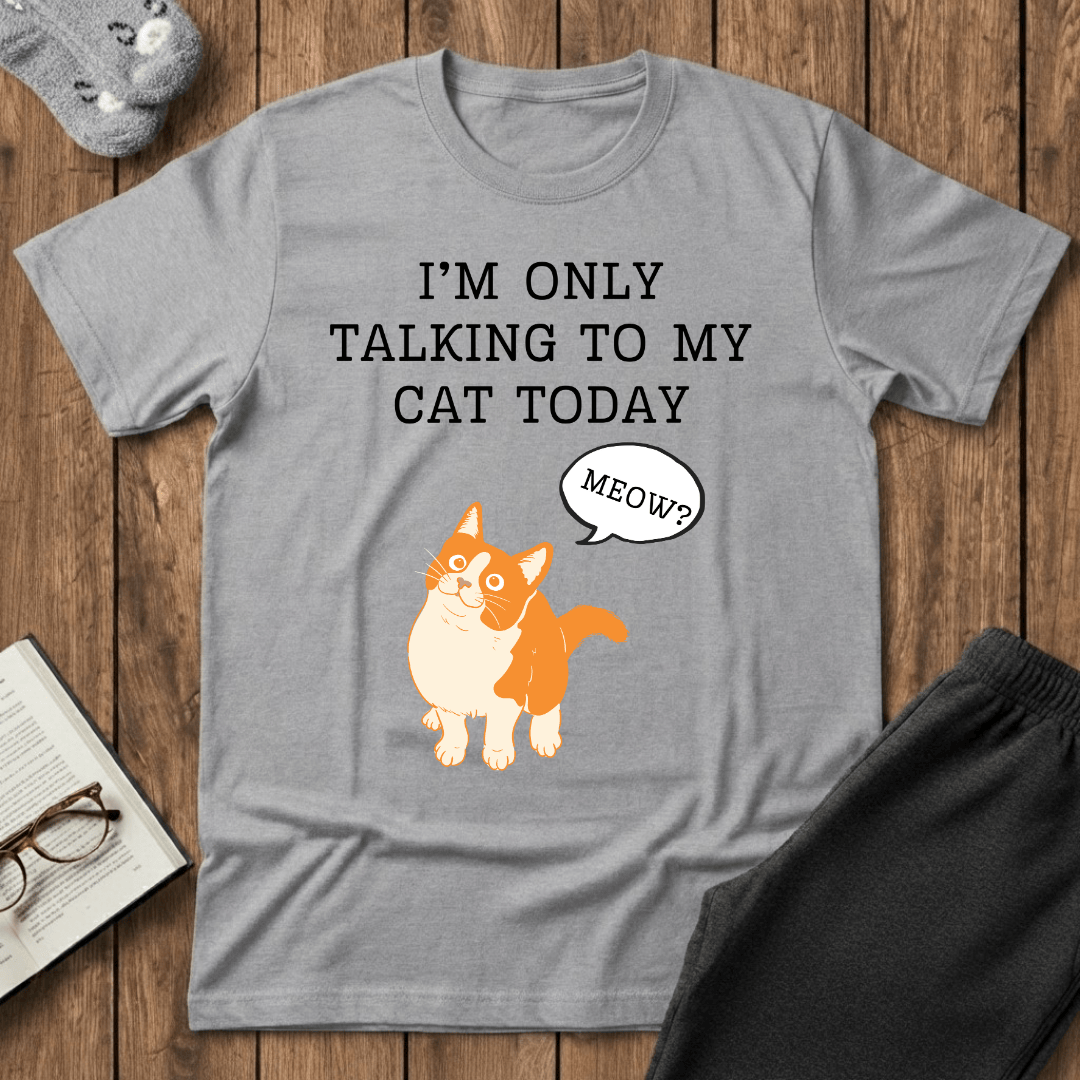 I’m Only Talking to My Cat Today T-Shirt