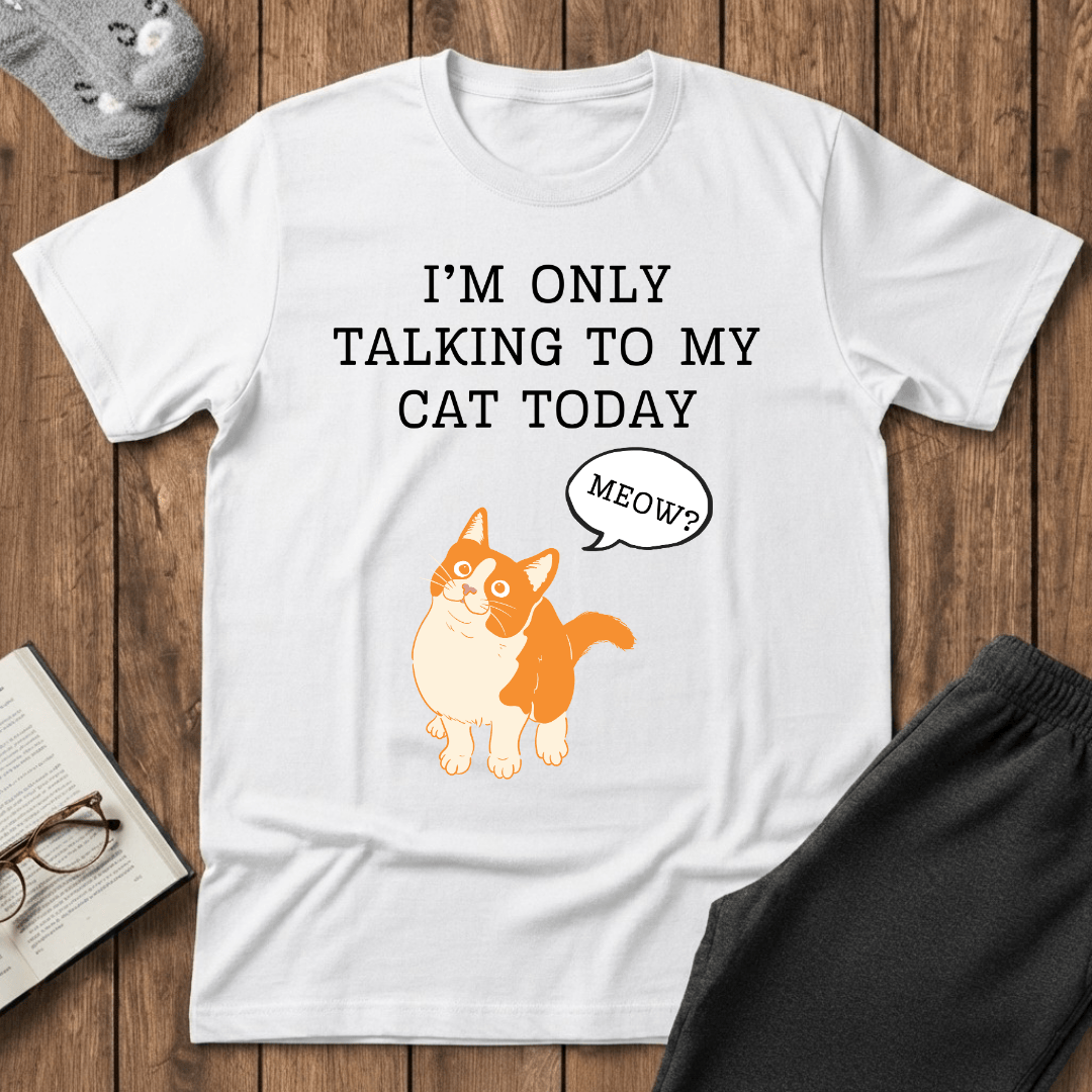 I’m Only Talking to My Cat Today T-Shirt