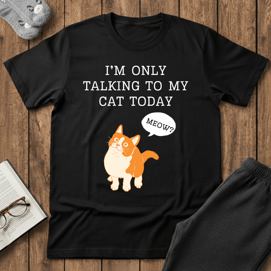 I’m Only Talking to My Cat Today T-Shirt