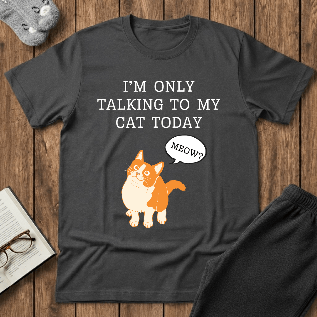 I’m Only Talking to My Cat Today T-Shirt