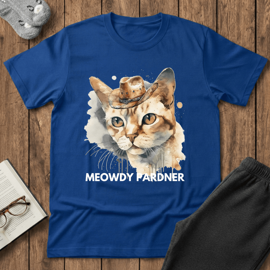 Meowdy Pardner Cat T-Shirt