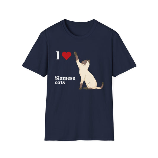 I ❤️ Siamese Cats T-Shirt