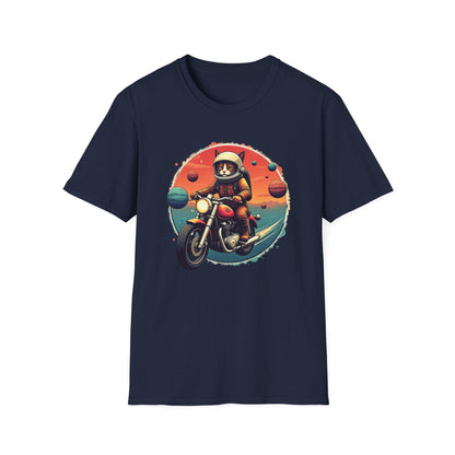 Cosmic Rider Cat T-Shirt