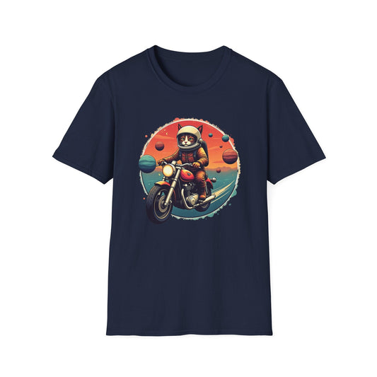 Cosmic Rider Cat T-Shirt