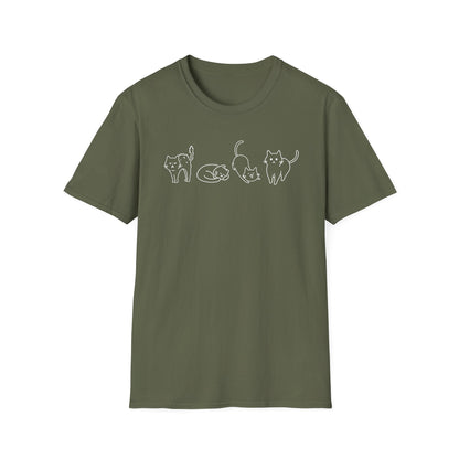 Cat Moods of the Day T-Shirt