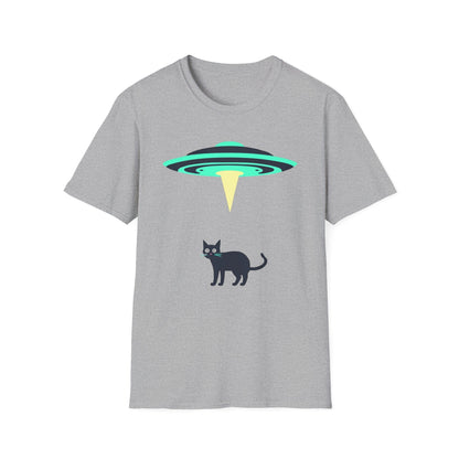 Abducted By Aliens Cat T-Shirt