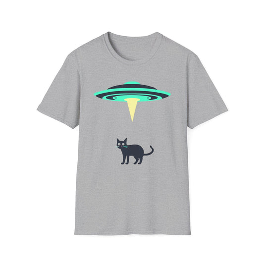 Abducted By Aliens Cat T-Shirt