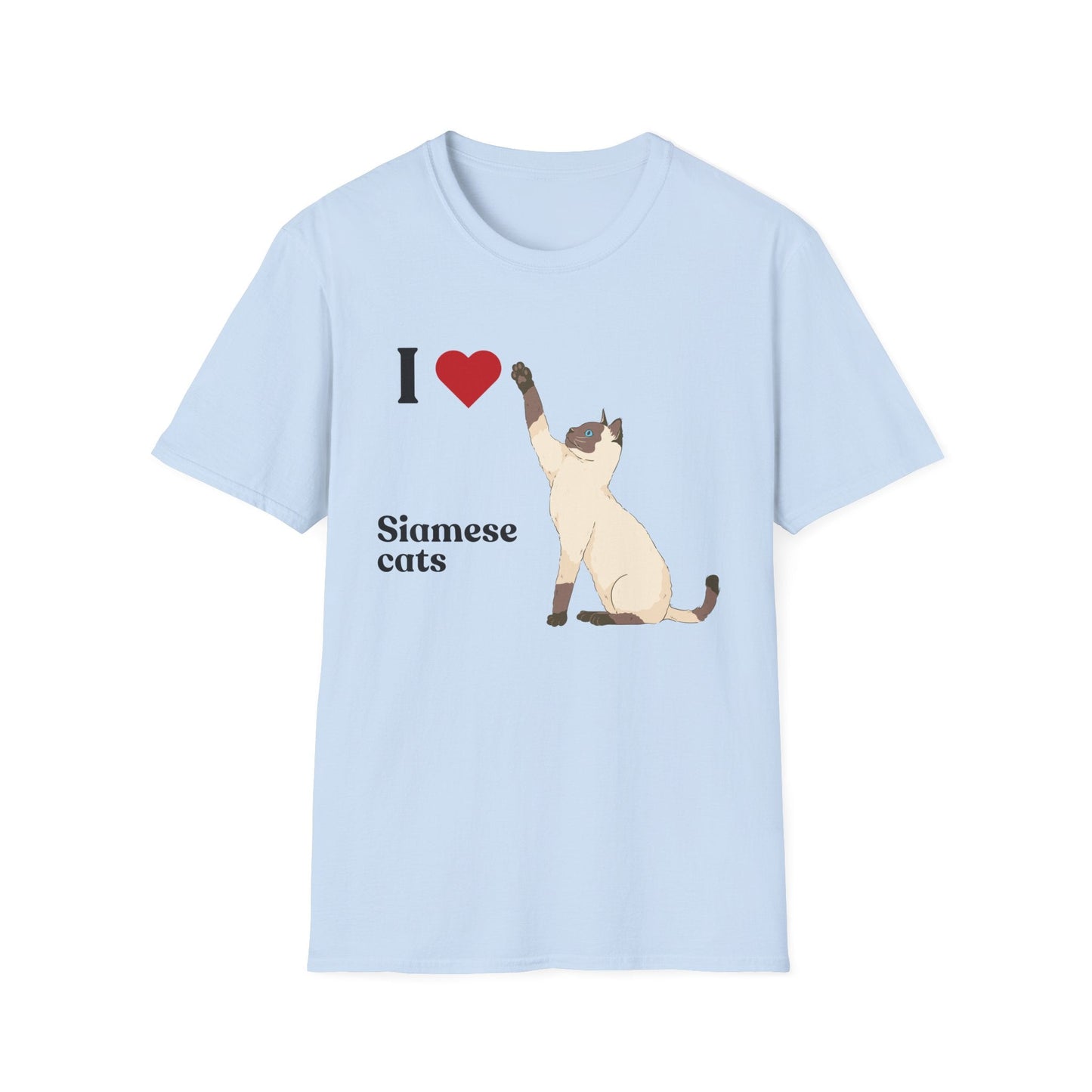 I ❤️ Siamese Cats T-Shirt