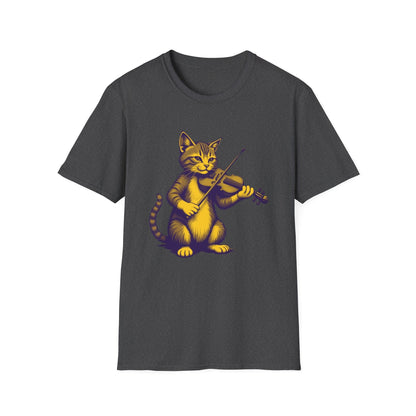 Cat Fiddlin’ Violin T-Shirt