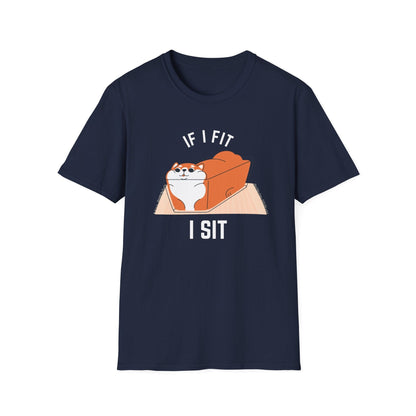 If I Fit, I Sit Cat T-Shirt
