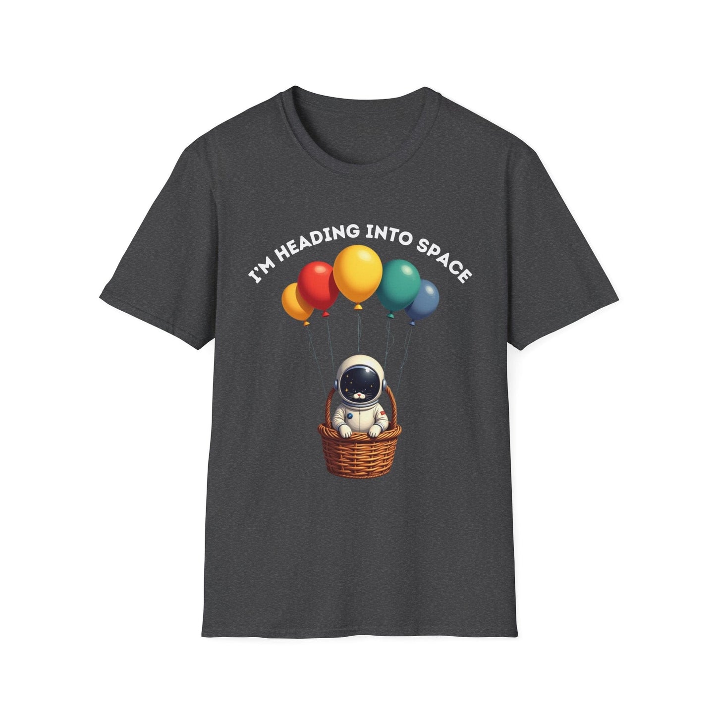Space Kitty Balloon Ride T-Shirt