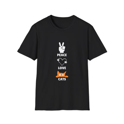 Peace Love Cats T-Shirt