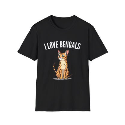 I ❤️ Bengals Cat T-Shirt