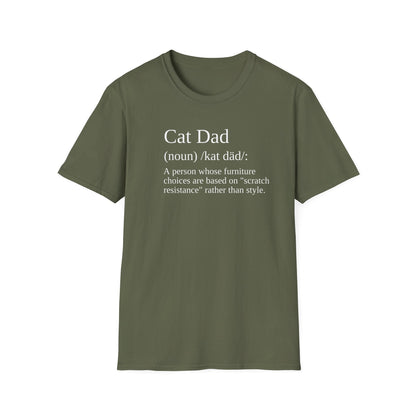 Cat Dad Definition T-Shirt