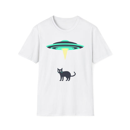 Abducted By Aliens Cat T-Shirt
