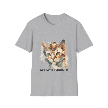 Meowdy Pardner Cat T-Shirt