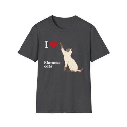 I ❤️ Siamese Cats T-Shirt