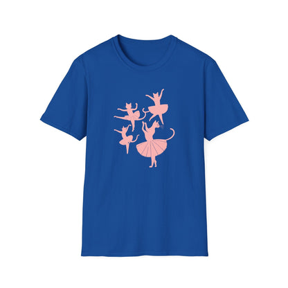 Ballet Cat Silhouette Dance T-Shirt