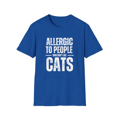Allergic to People Who Don’t Like Cats T-Shirt