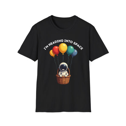 Space Kitty Balloon Ride T-Shirt