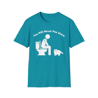 You Will Never Pee Alone Cat T-Shirt