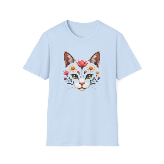 Floral Crown Kitty T-Shirt
