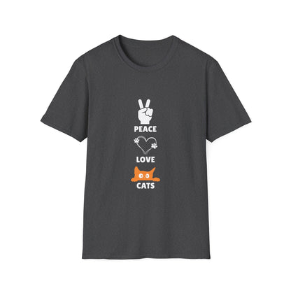 Peace Love Cats T-Shirt