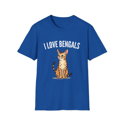 I ❤️ Bengals Cat T-Shirt