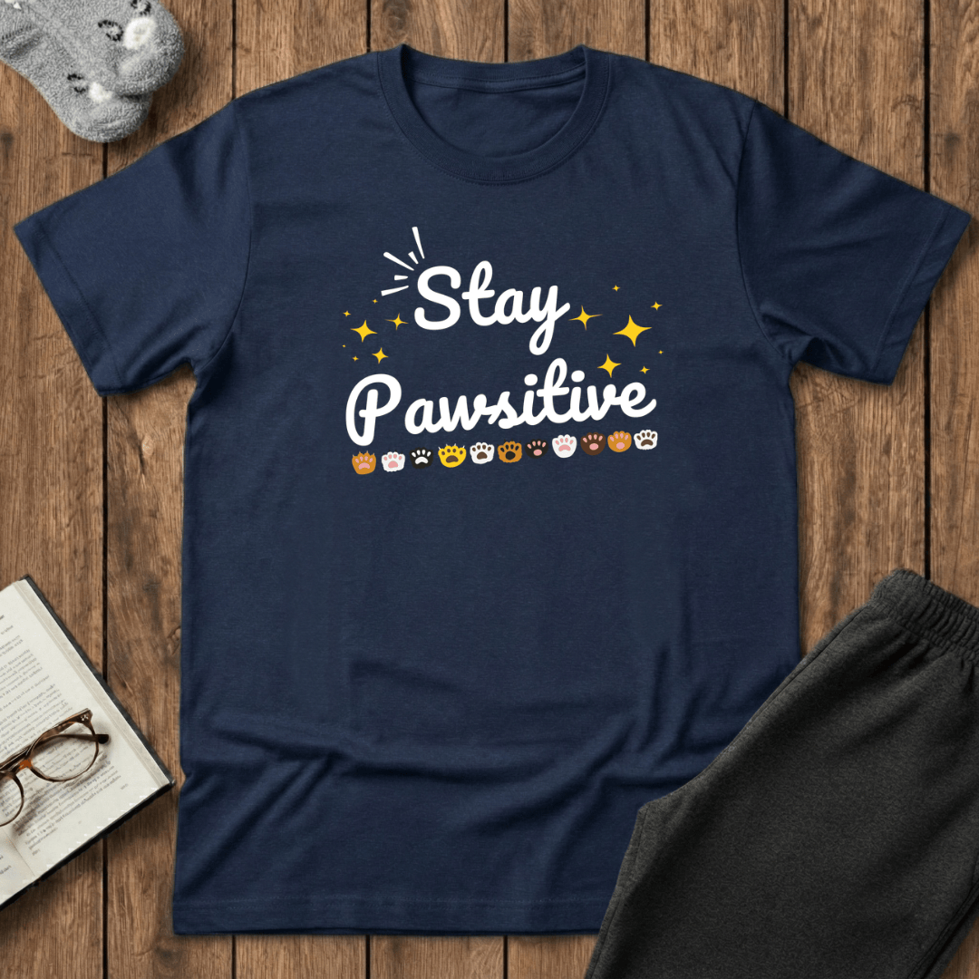 Stay Pawsitive T-Shirt