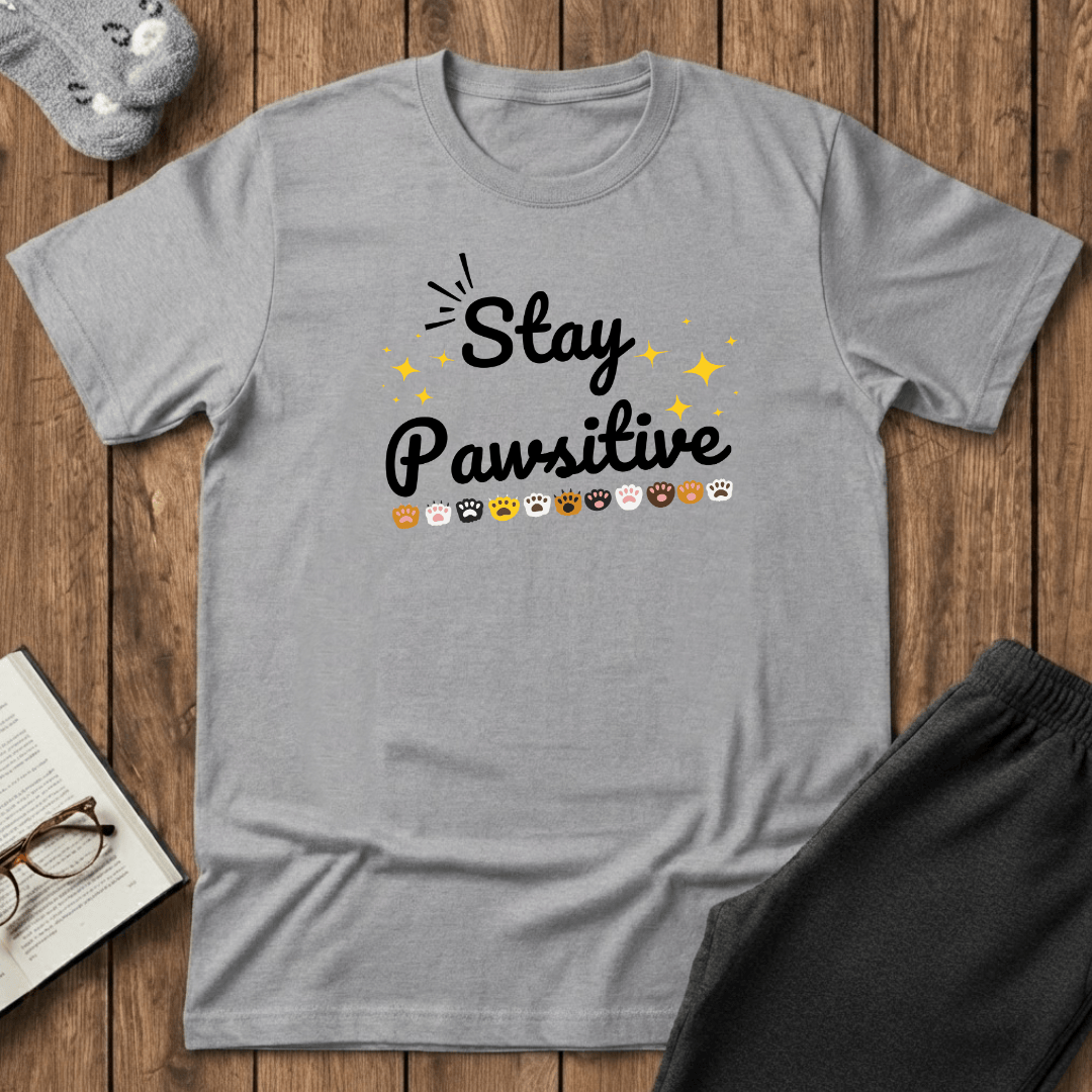 Stay Pawsitive T-Shirt