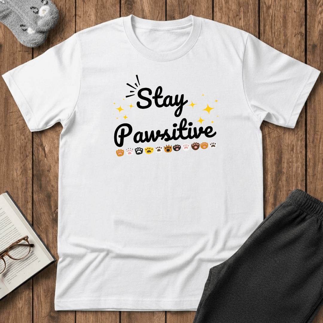 Stay Pawsitive T-Shirt