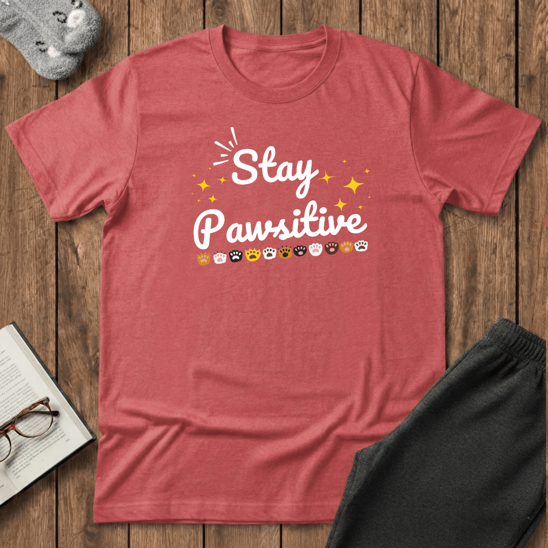 Stay Pawsitive T-Shirt