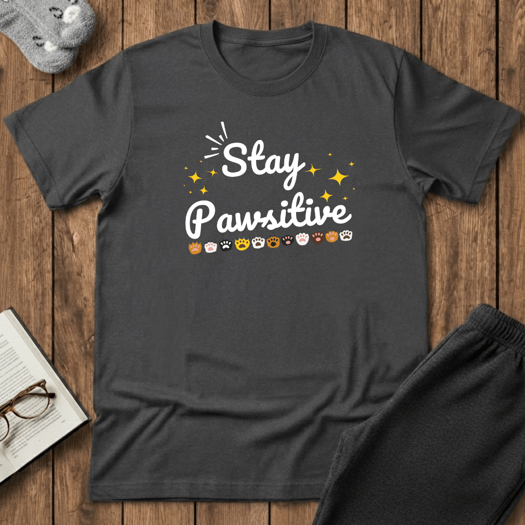Stay Pawsitive T-Shirt