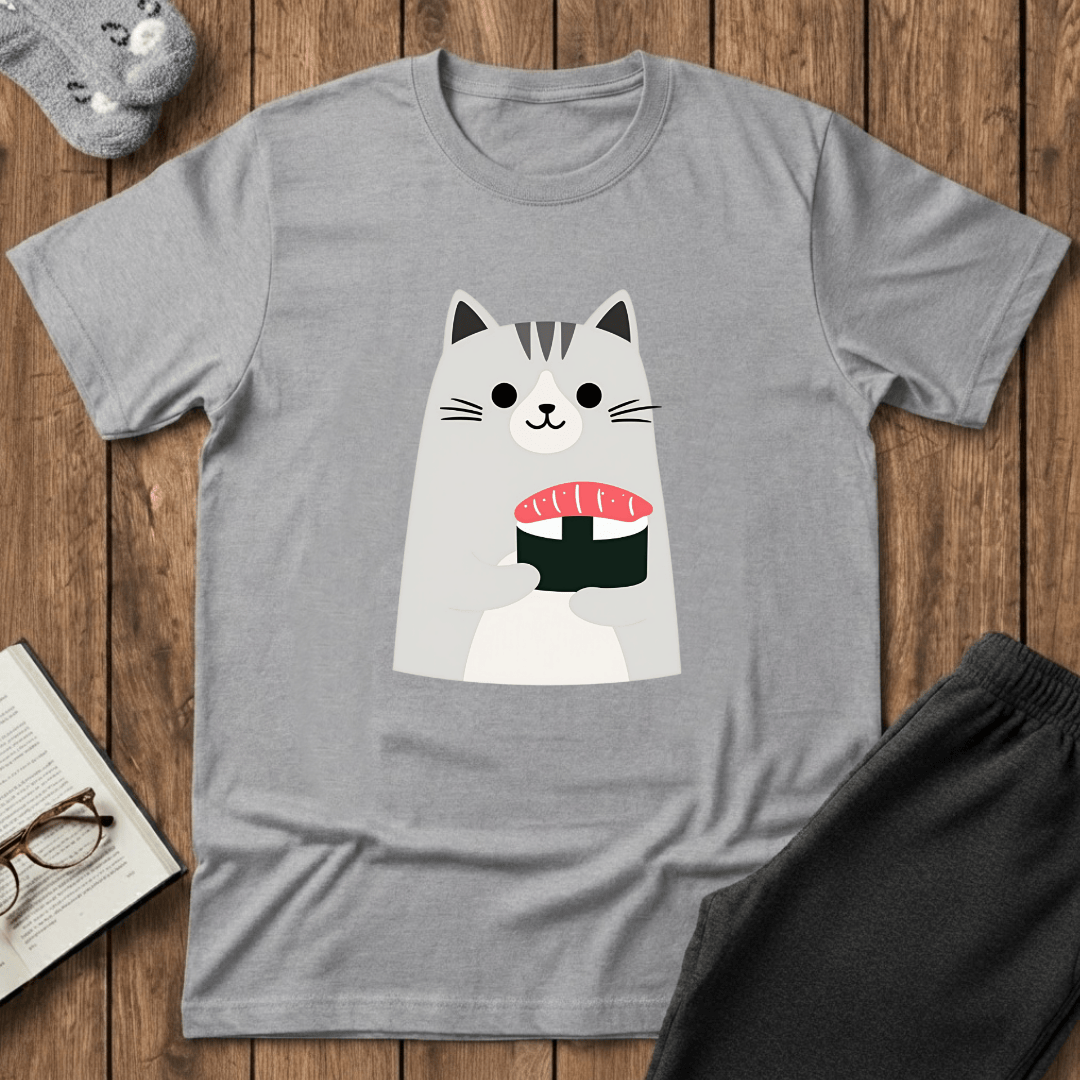 Sushi Cat Delight T-Shirt