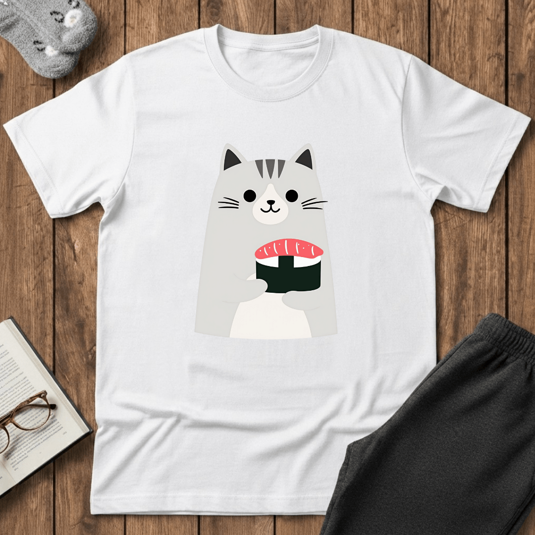 Sushi Cat Delight T-Shirt