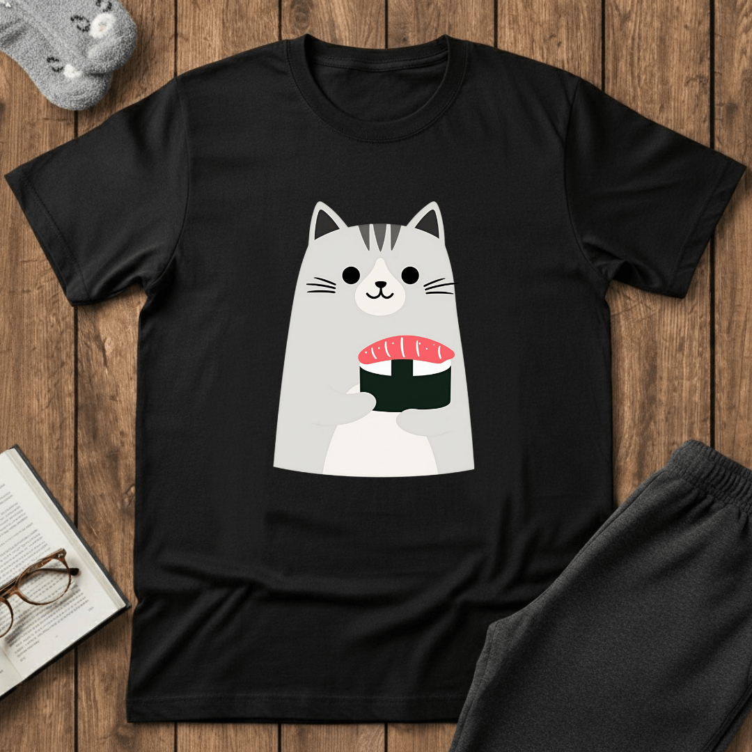 Sushi Cat Delight T-Shirt