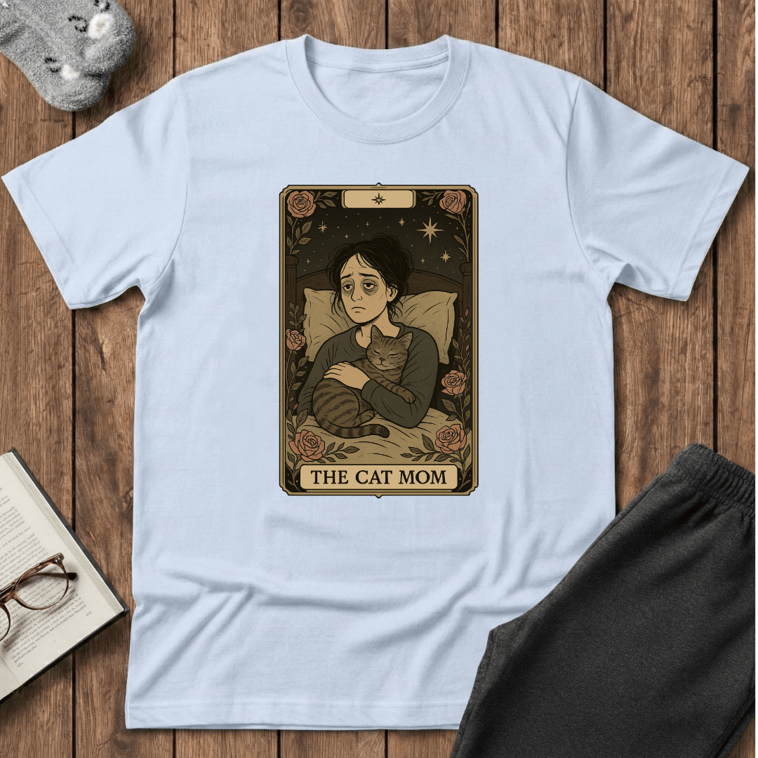 The Cat Mom Tarot Card T-Shirt