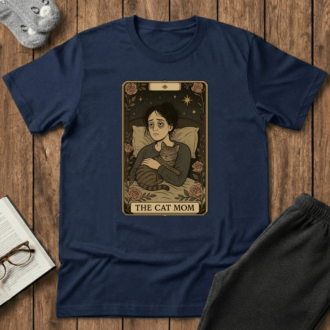 The Cat Mom Tarot Card T-Shirt