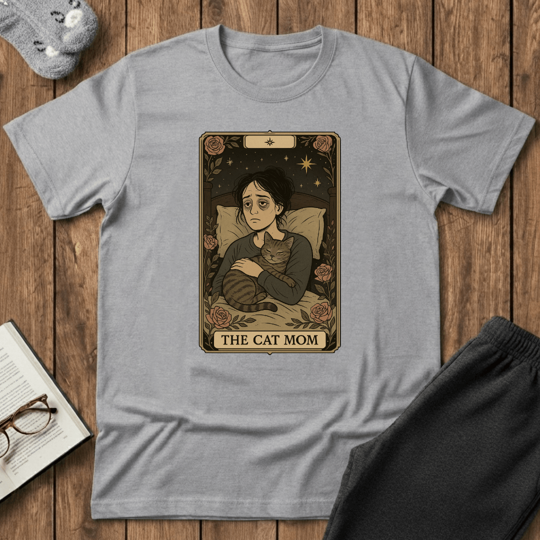 The Cat Mom Tarot Card T-Shirt