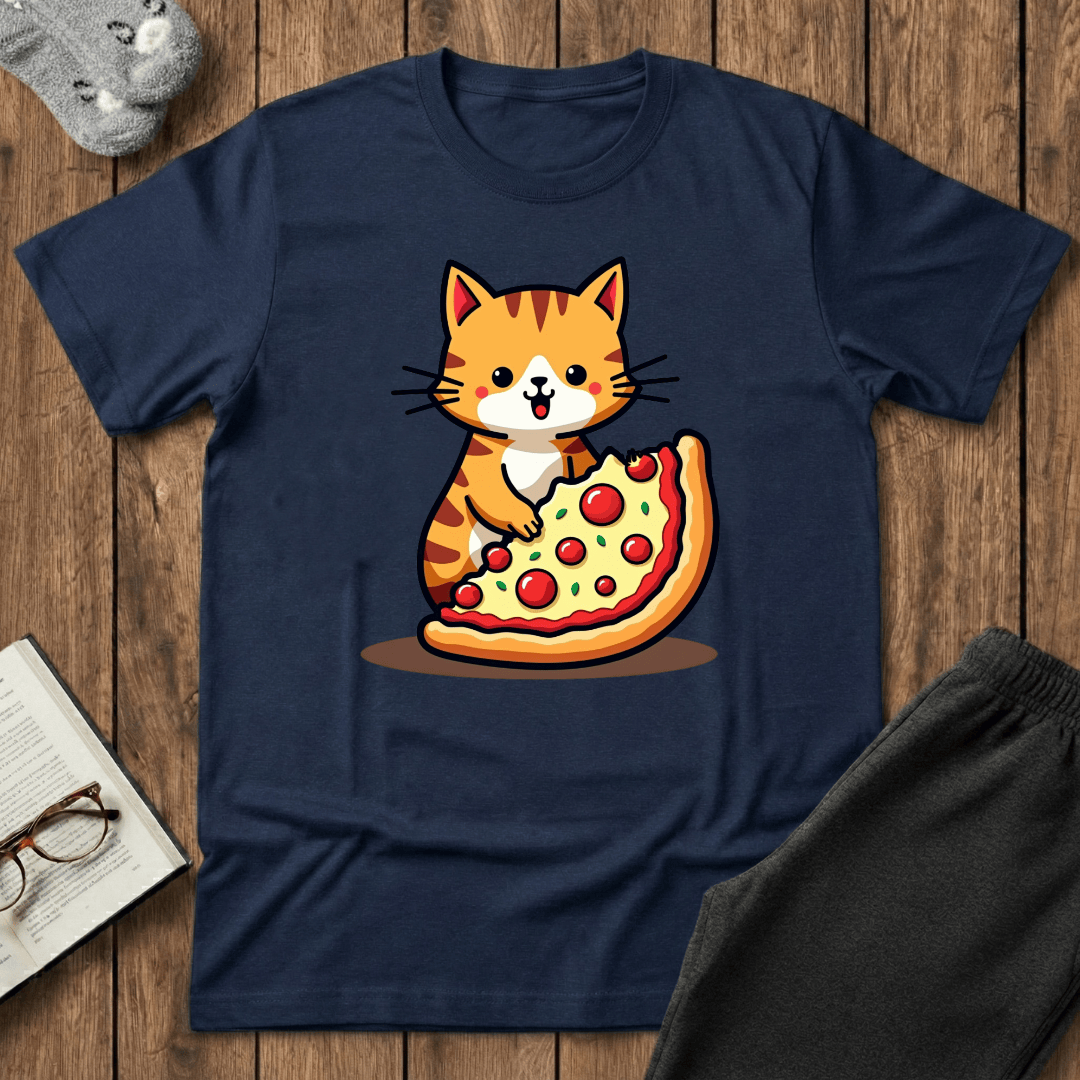 Pizza My Heart Cat T-Shirt