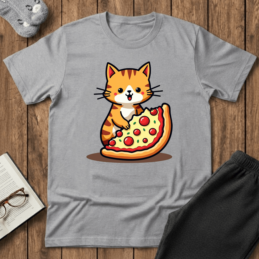 Pizza My Heart Cat T-Shirt